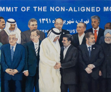 "La mano del hombre", 2013, óleo sobre madera, 25x30 cm.