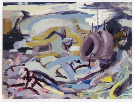 "Remolino", 2013, óleo sobre madera, 50x60 cm.