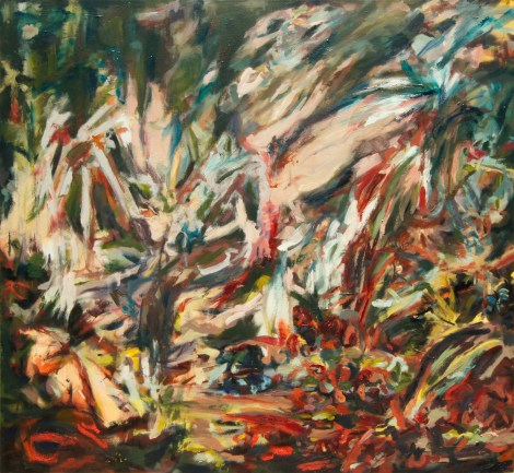 "Bosque-mujer", 2013, óleo sobre tela, 120x130 cm.