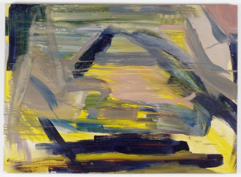 "Autopista del sol", 2013, óleo sobre tela, 80x110 cm.