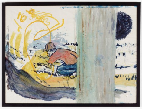 "Eclipse", 2012, acrílico sobre papel, 70x100 cm.